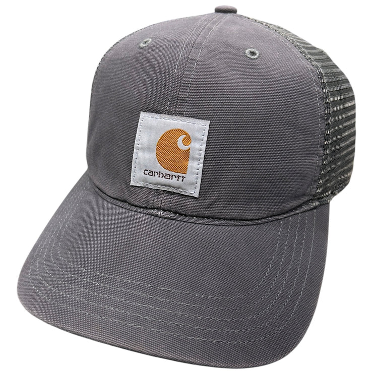 Vintage Carhartt Patch Grey Snapback Trucker Hat