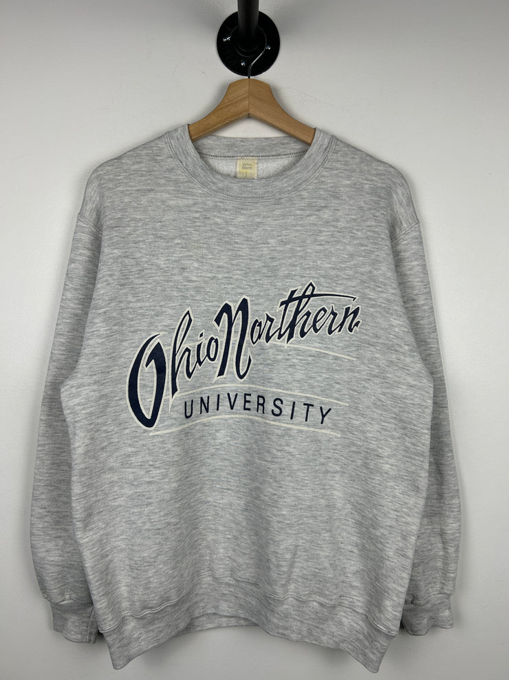 Vintage 90s Ohio Northern University Grey Crewneck