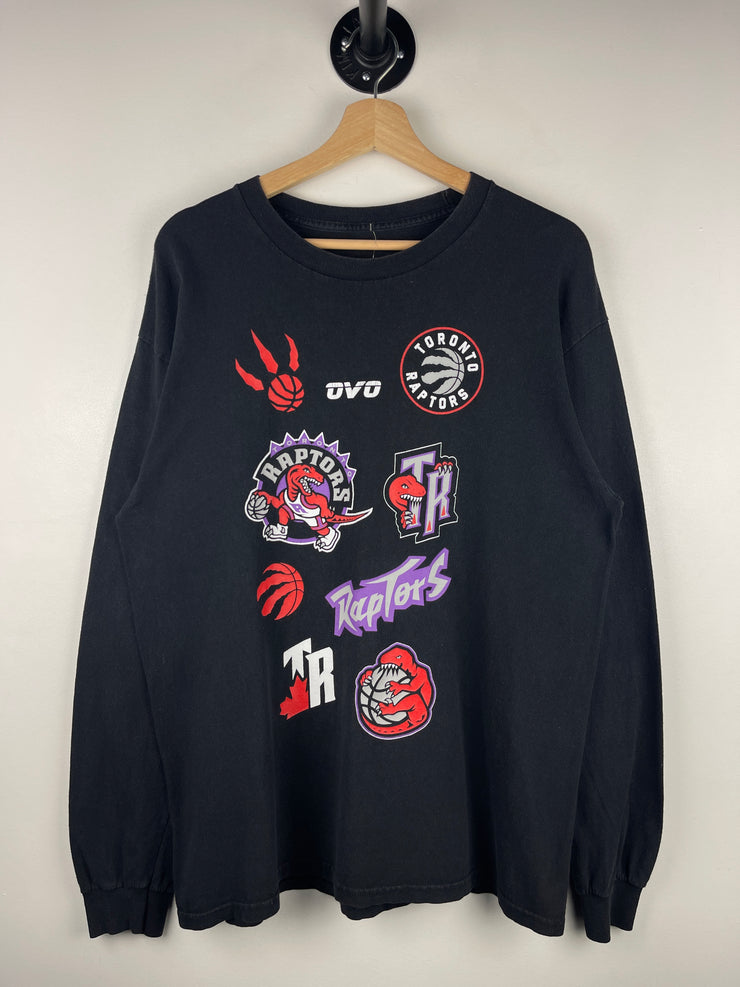 OVO NBA Toronto Raptors Black Long Sleeve