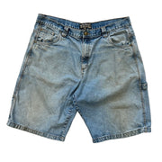 Vintage Burnside Baggy Carpenter Blue Denim Shorts