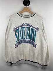 Vintage 80s State Farm Insurance Grey Crewneck