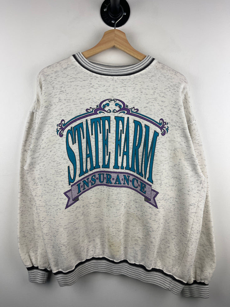 Vintage 80s State Farm Insurance Grey Crewneck