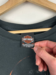 Vintage 90s Harley Davidson Alberta Black Long Sleeve