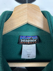 Vintage Patagonia Synchilla Green Zip Up Fleece Sweater