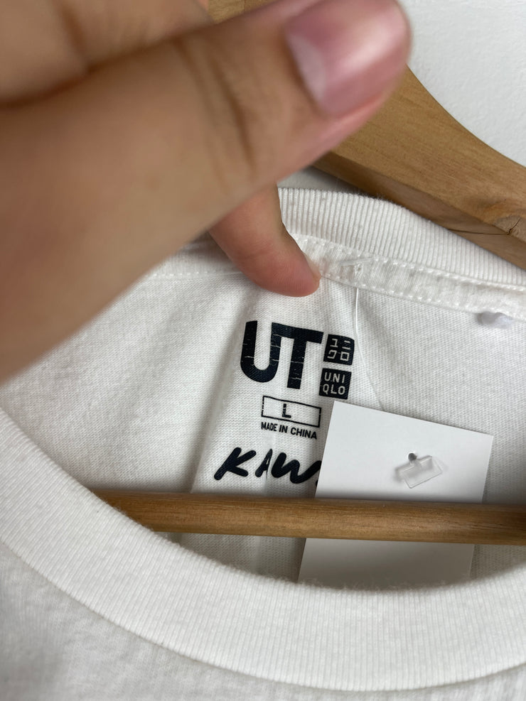 Kaws Flayed White Tee