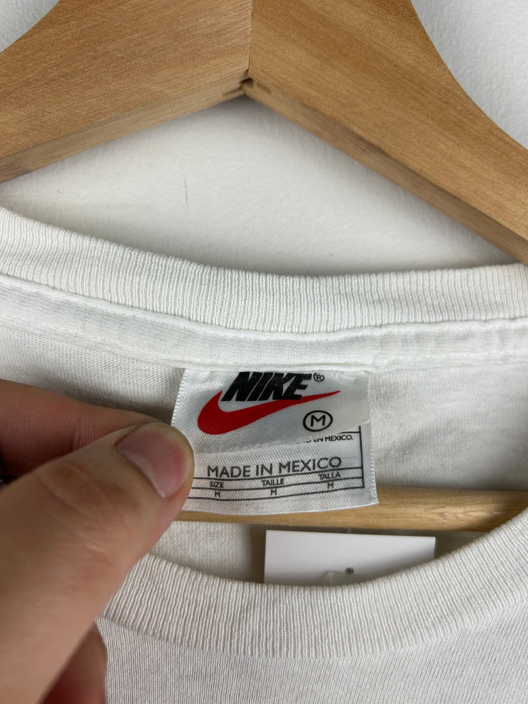 Vintage 90s Nike Golf Tiger Woods Precision Control White Tee