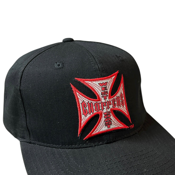 Vintage West Coast Choppers Jesse James Black Snapback Hat