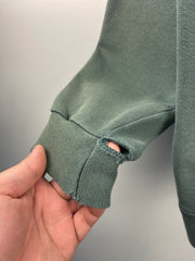 Vintage 90s Nike Mini Swoosh Tonal Green Crewneck