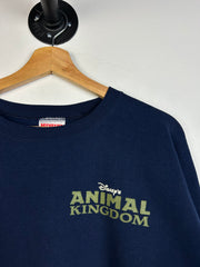 Vintage 90s Disney Animal Kingdom Navy Crewneck