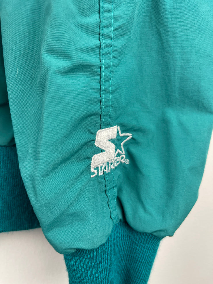 Vintage 90s NFL Starter Miami Dolphins Player Of The Year Teal Bomber Jacket