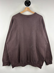 Vintage 90s Nike Mini Swoosh Tonal Brown Crewneck