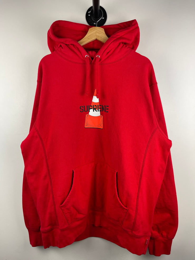 Supreme FW19 Cone Red Hoodie