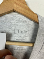 Dime Spellout Heather Grey Long Sleeve