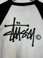 Stussy Baseball Black & White Tee