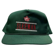 Vintage 90s Sleeman Beer Green Snapback Hat