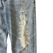 Vintage Carhartt Paint Splattered Blue Jeans