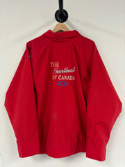 Vintage 90's Chevrolet The Heartbeat Of Canada Red Jacket