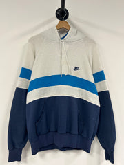 Vintage 80’s Nike Swoosh Blue & White Hoodie