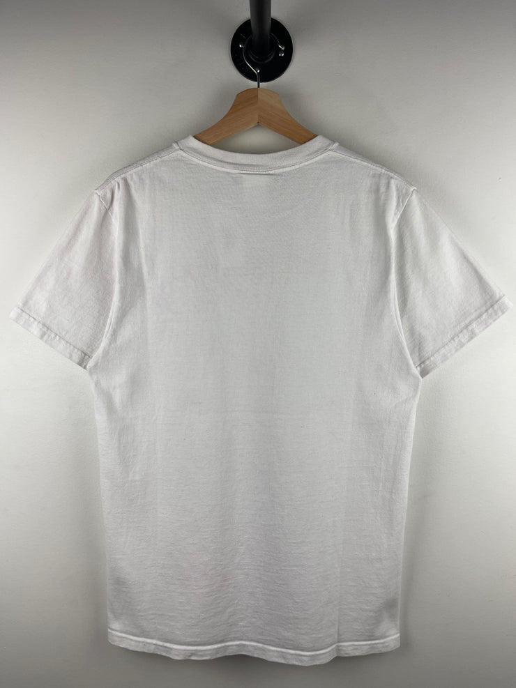 Vintage 90s Jelly Belly Embroidered White Tee