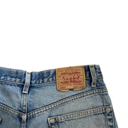 Vintage Levis 550 Light Wash Blue Denim Shorts