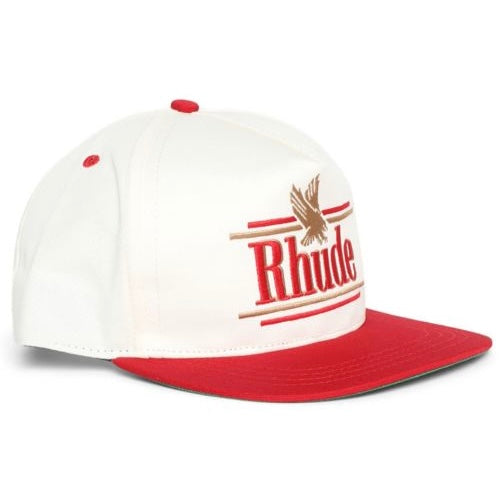 Rhude Rossa Logo Structured Snapback Hat