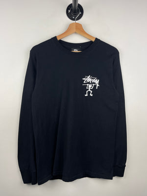 Stussy Warrior Man Black Long Sleeve