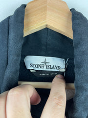 Stone Island Patch Black Mock Neck Crewneck