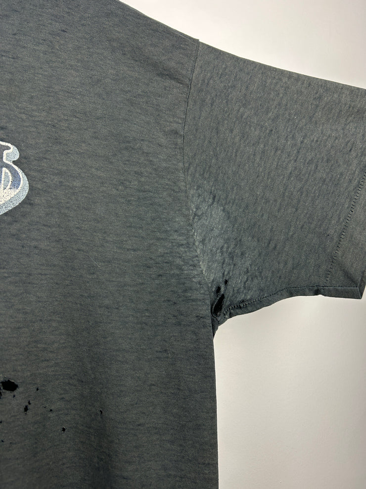 Vintage 90s Triumph British Motorcyles Thrashed Black Tee