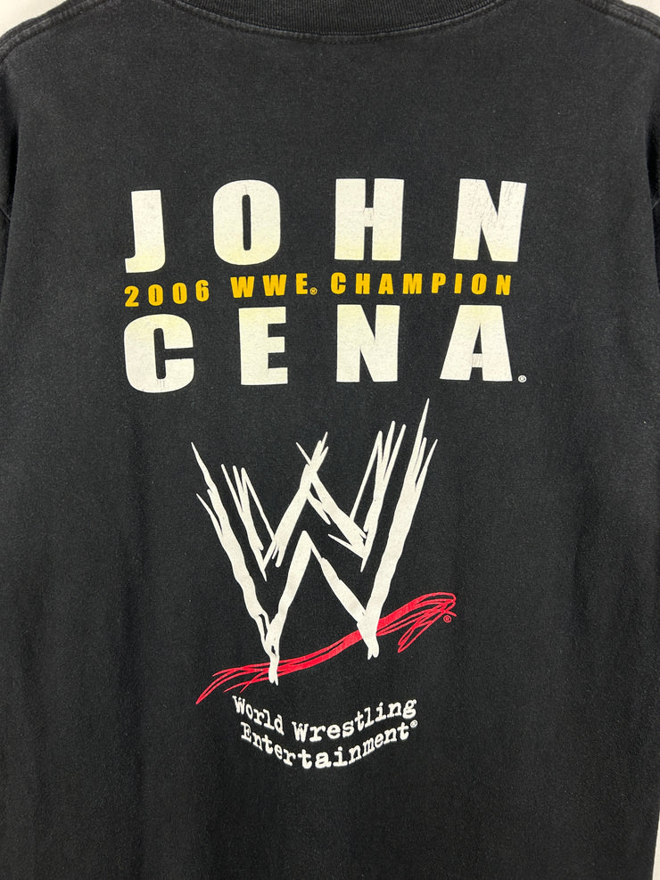 Vintage 2006 WWE John Cena Champion Black Tee