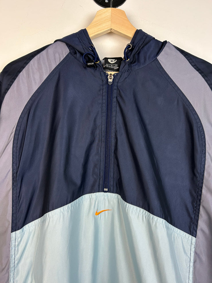 Vintage Nike Volleyball Middle Swoosh Pullover Blue Windbreaker