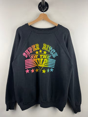 Vintage 80s Super B*tch Of The Year Black Crewneck