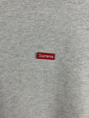 Supreme Small Box Logo Heather Grey Long Sleeve