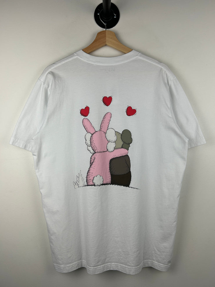 Kaws X Warhol Bunny White Tee