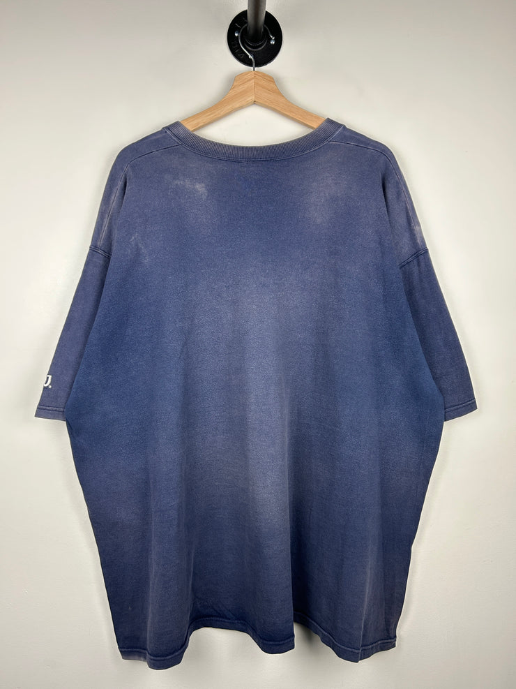 Vintage 90s Wilson Pro 5000 Faded Navy Tee