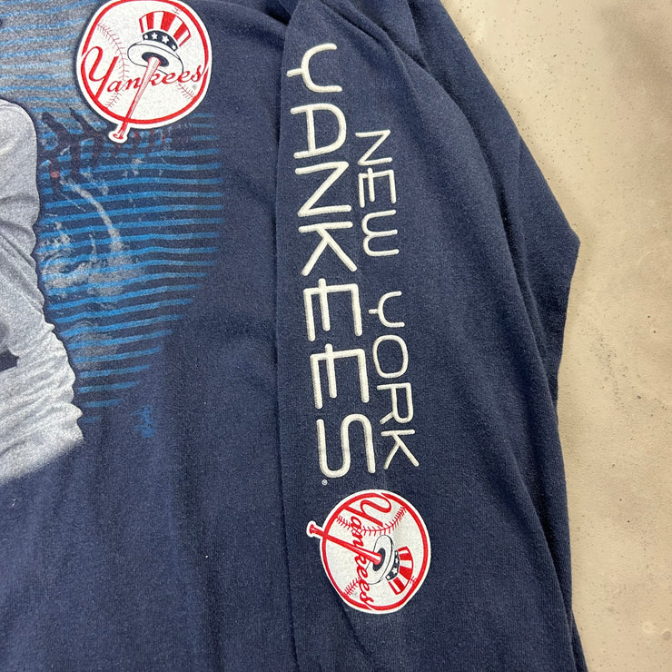 Vintage 2005 New York Yankees Derek Jeter Navy Long Sleeve