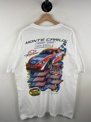 Vintage Nascar Chevrolet Monte Carlo SS Nextel Cup Series White Tee