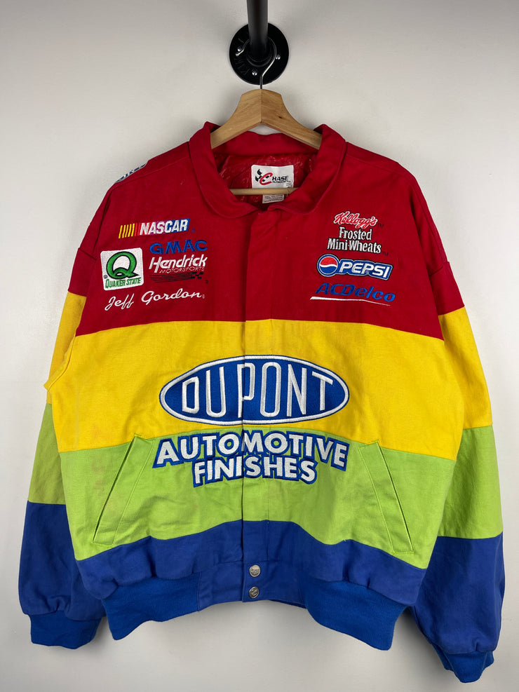 Vintage Nascar Chase Jeff Gordon Dupont Multi Colour Racing Jacket