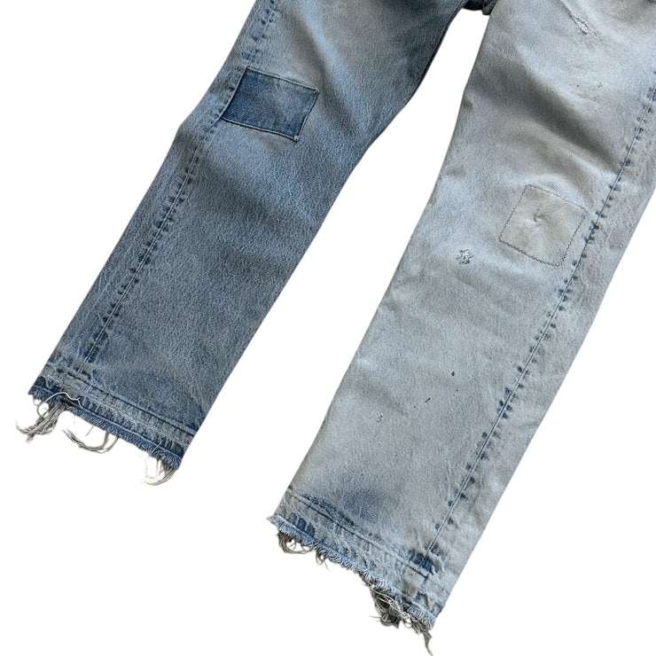 Gallery Dept. X Levis Two Face Split Blue Denim Jeans