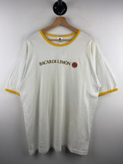 Vintage Bacardi Limon Rum White Ringer Tee