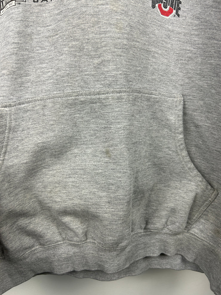 Vintage Ohio State Buckeyes Football Grey Hoodie