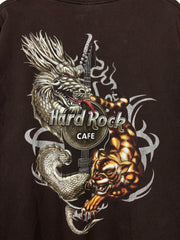 Vintage Hard Rock Café Desin Brown Tee