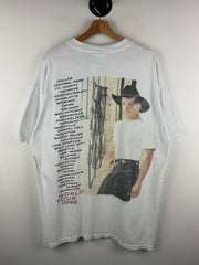 Vintage 90s Garth Brooks Sevens Tour White Tee