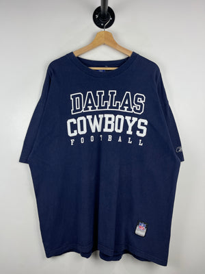 Vintage NFL Reebok Dallas Cowboys Football Navy Tee