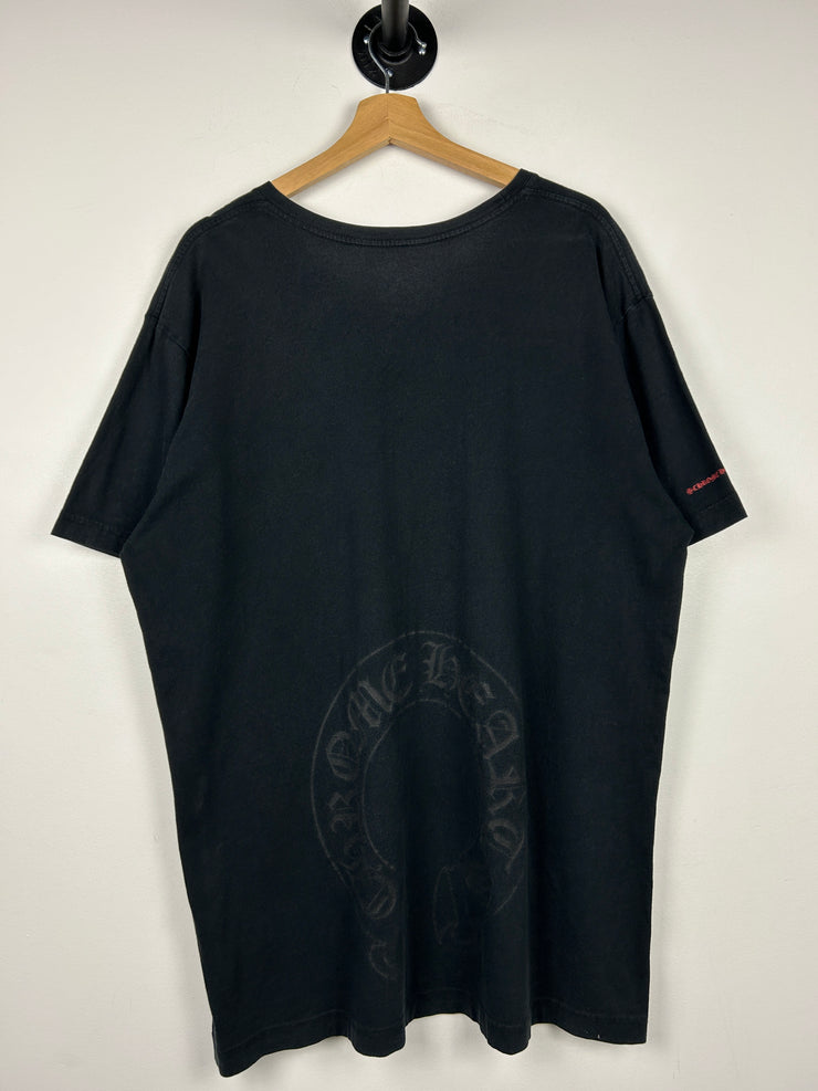 Chrome Hearts Tonal Horseshoe Black Tee