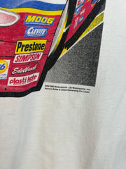 Vintage 2000 Nascar Johnny Benson Aarons White Tee