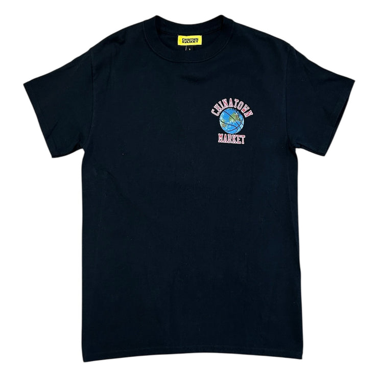 Chinatown Market Globe Basketball Black Tee