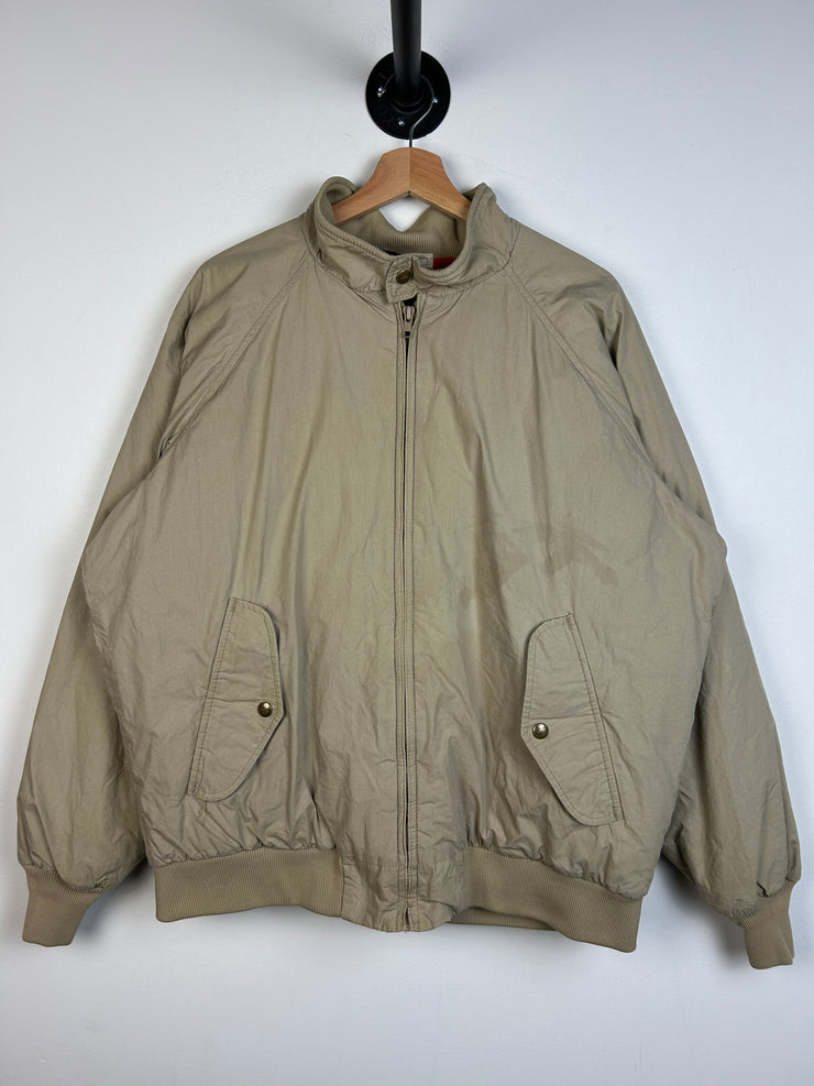 Vintage 90s Woolrich Insulated Beige Bomber Jacket