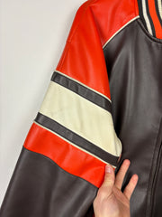 Vintage NFL Cleveland Browns Leather Varsity Jacket