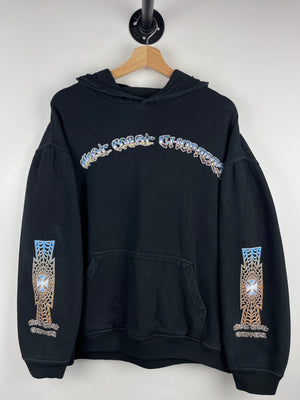 Vintage West Coast Choppers Spider Web Motorcycle Black Hoodie
