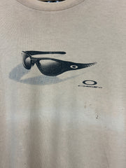 Vintage 90s Oakley Softwear Glasses Beige Tee